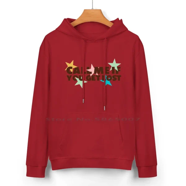 Call Me If You Get Lost Red Hoodie