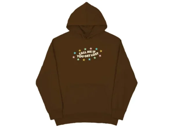 Call Me If You Get Lost Hoodie Brown