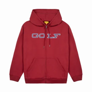 Zip Up Red Golf wang Hoodie