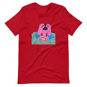 Cherry Bomb Sad Art Red Shirt